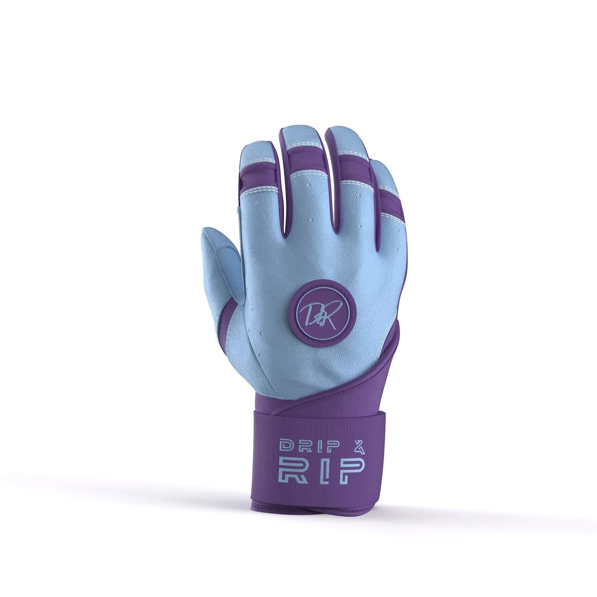 Drip & Rip™ 'Baller' Series Premium Leather Long Cuff Batting Glove Mint Condition
